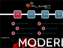 Tablet Screenshot of planet2000.it